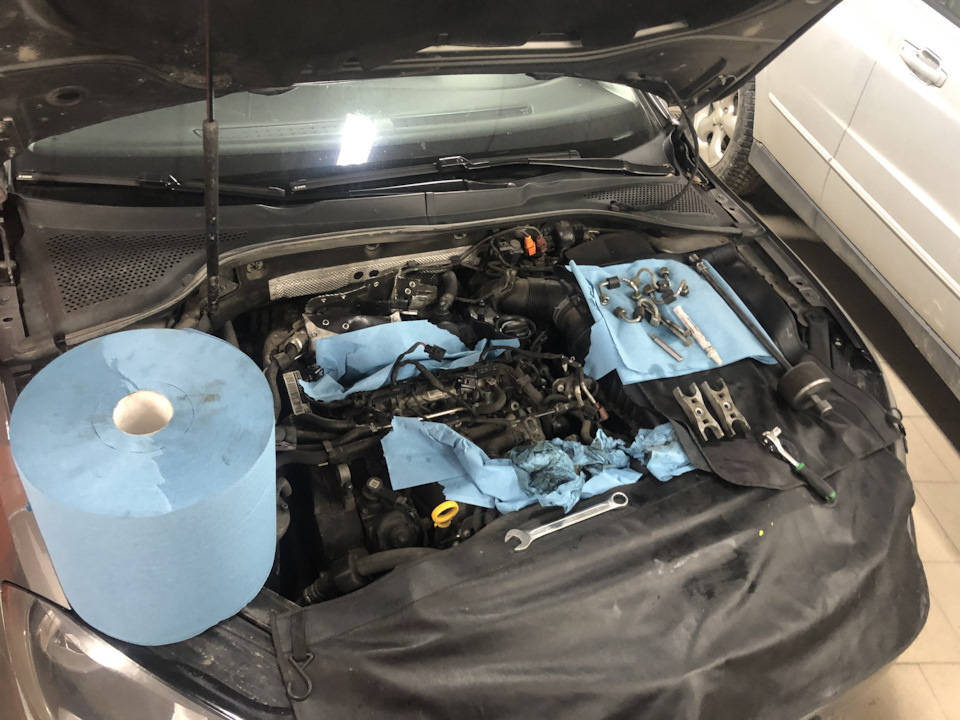 Обслуговування форсунок VW Golf 2.0tdi (CRBC) 3