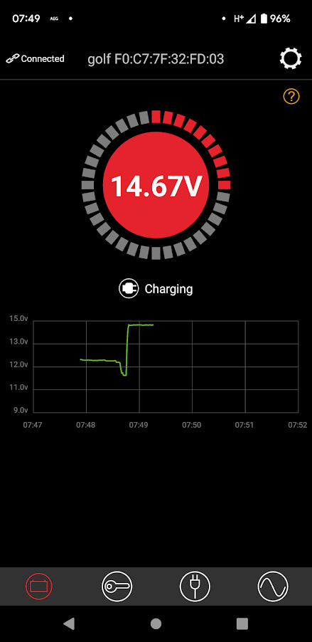 Battery Monitor на АКБ 5