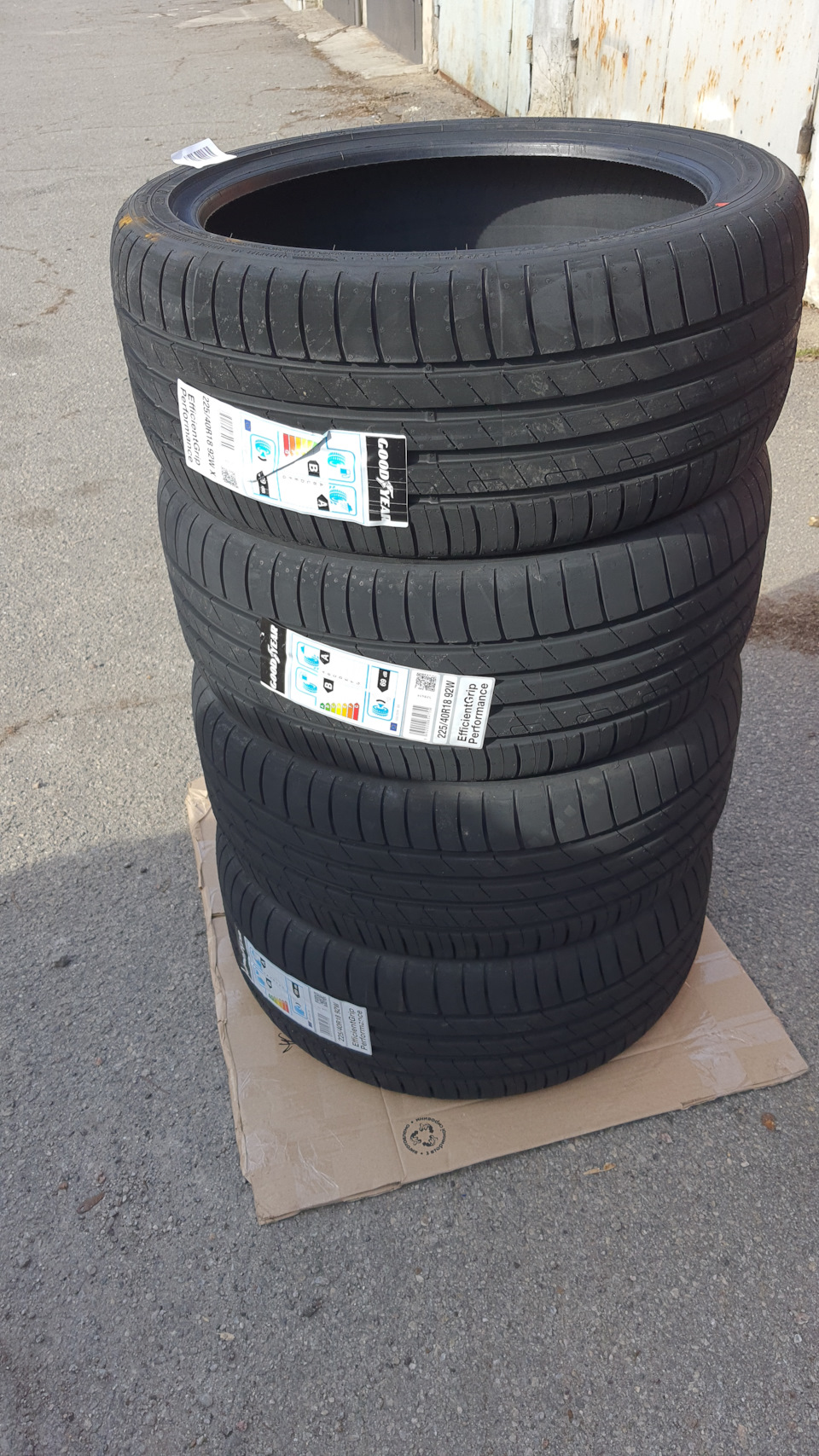 Переобувка_дубль-2!)_Bridgestone Potenzza 225/40/18 >>> GOODYEAR EFFICIENTGRIP PERFORMANCE 225/40 R18 92W XL 4