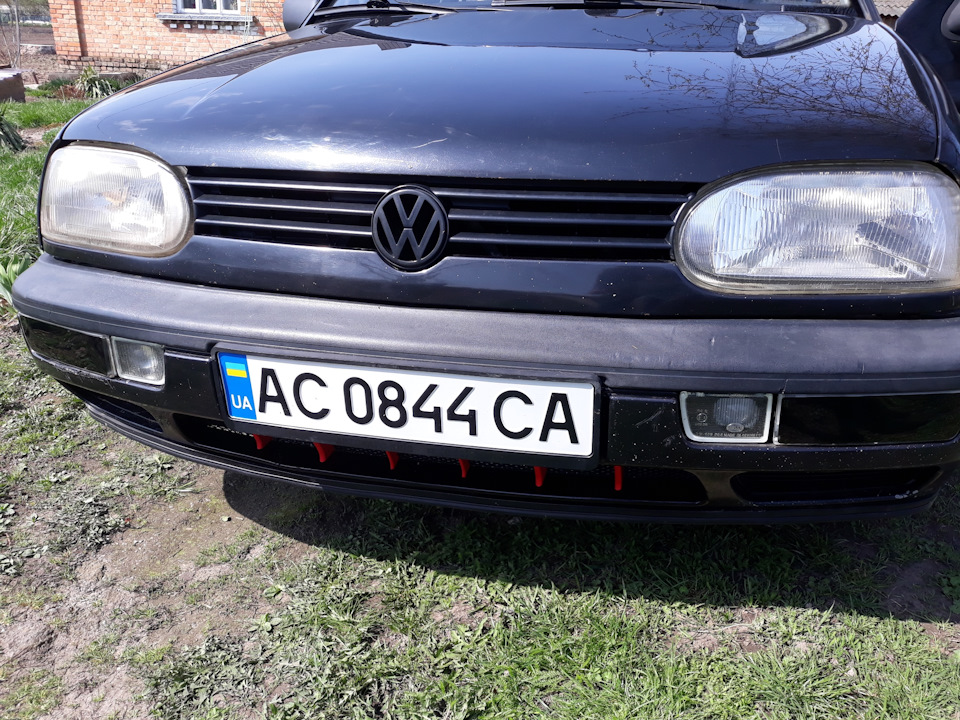 Поворотники тюнін Volkswagen Golf 3 + сітка радіатора 2