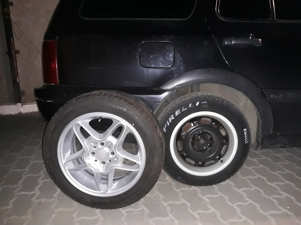 Прикупив нові ковзанки … з гумою 195х55 r16 4.100 Golf 3 3