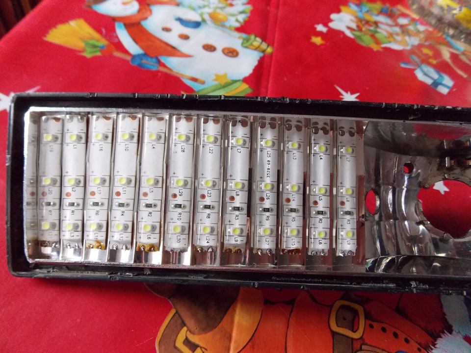 ДХО з LED стрічкою в оптику DEPO 3