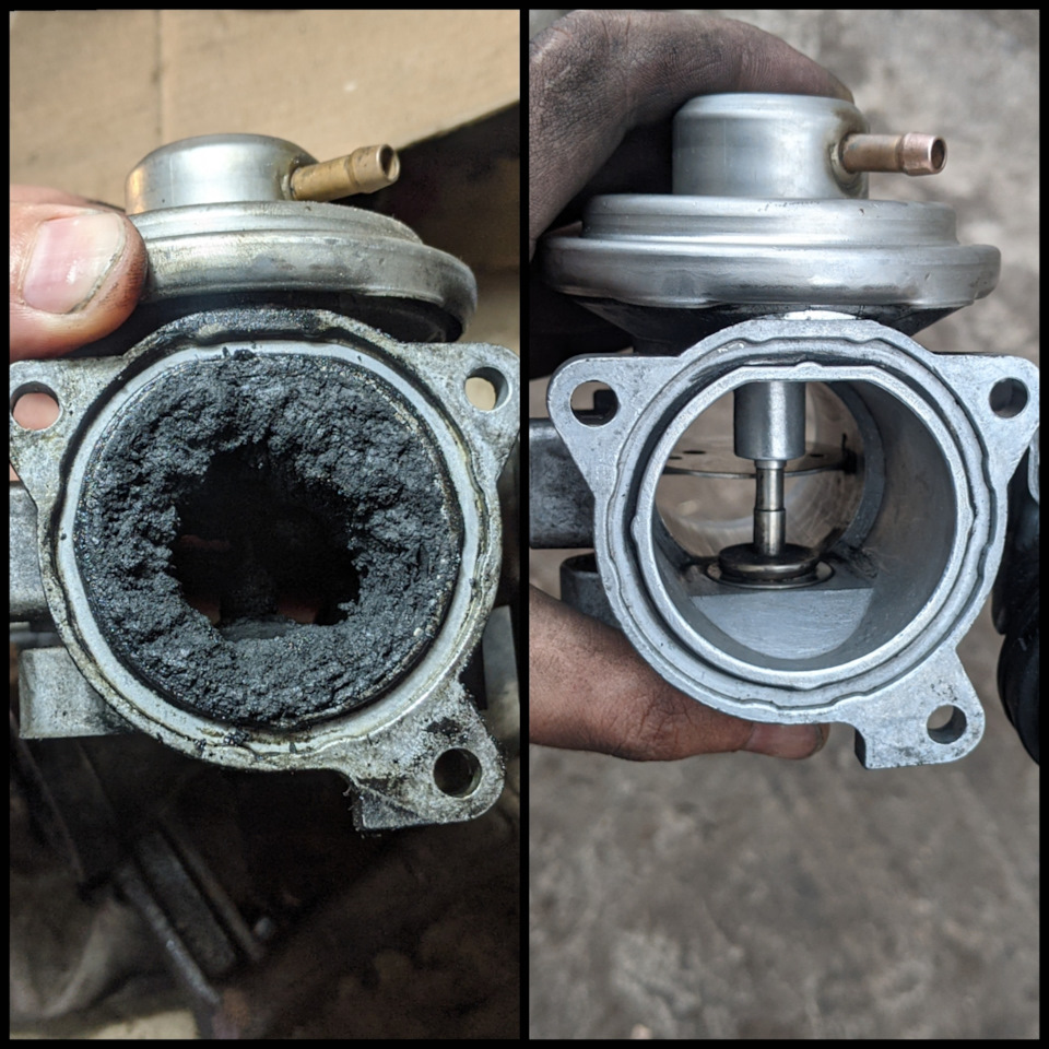 300 тис. пробігу на 1.9 TDI EGR, чистка EGR, впуск до/після 1