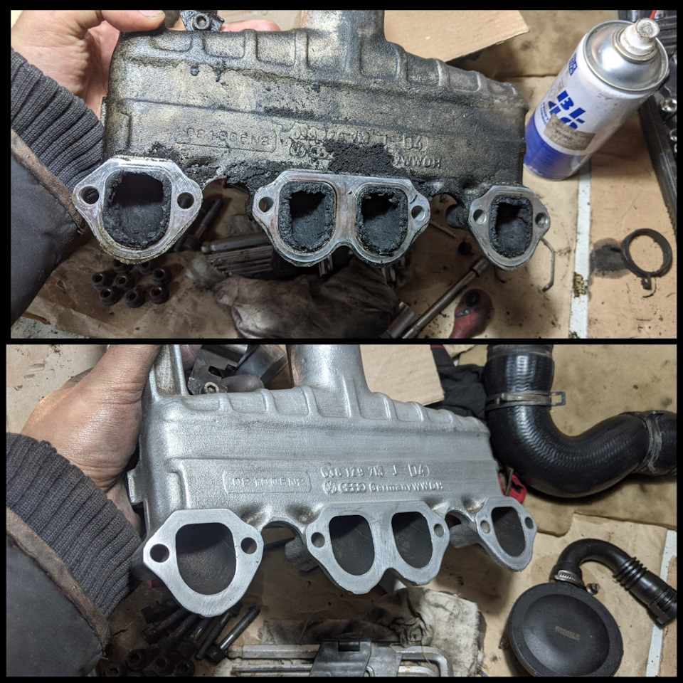 300 тис. пробігу на 1.9 TDI EGR, чистка EGR, впуск до/після 3
