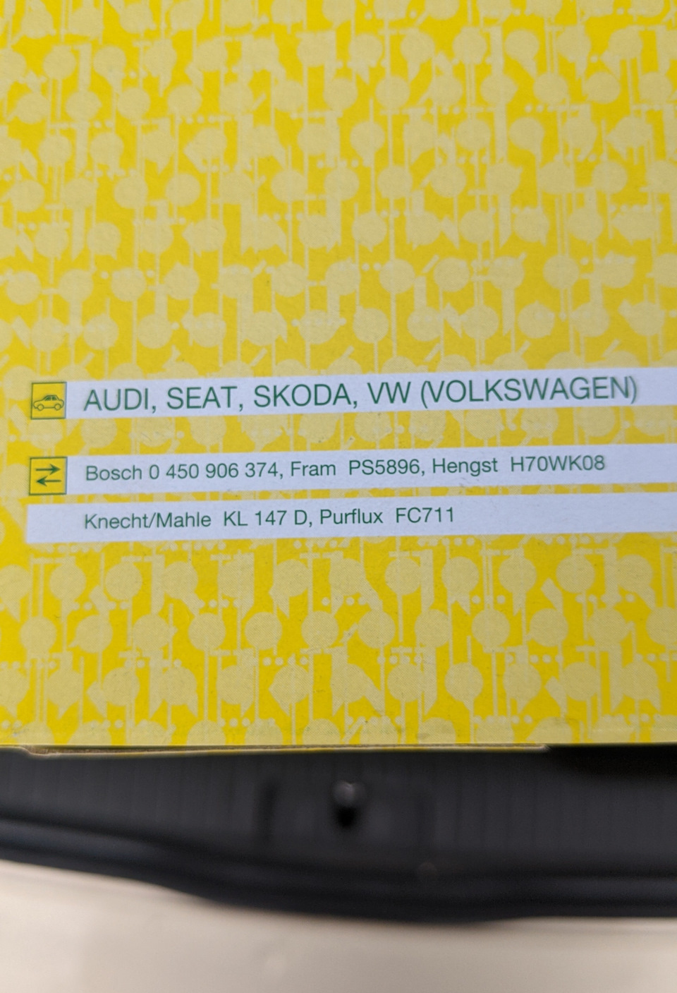 Чергове ТО, заміна мастила, фільтрів, 1.9 TDI(ALH). Bosch, Mann, Aral 5w40 2