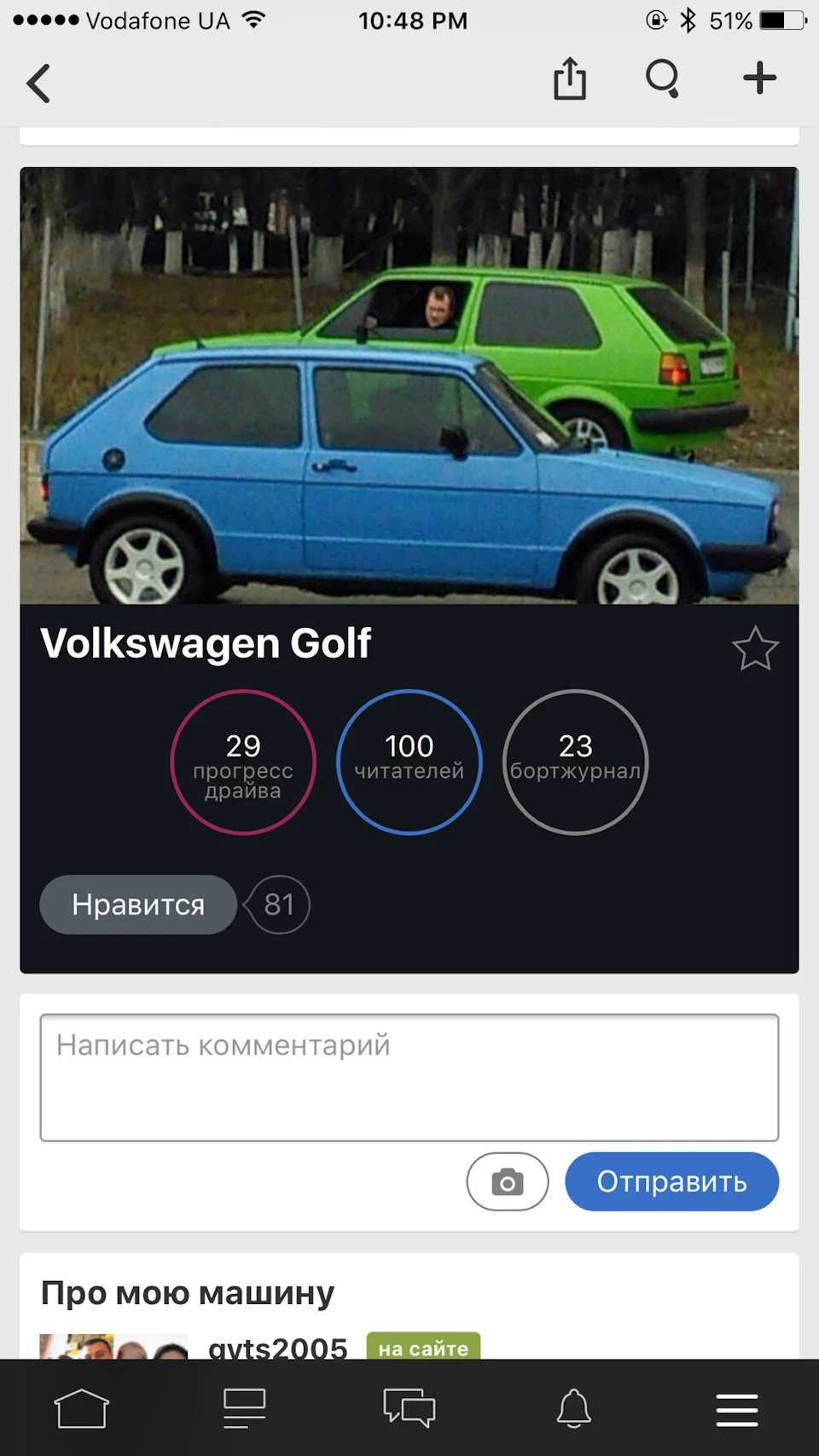 100 передплатників.