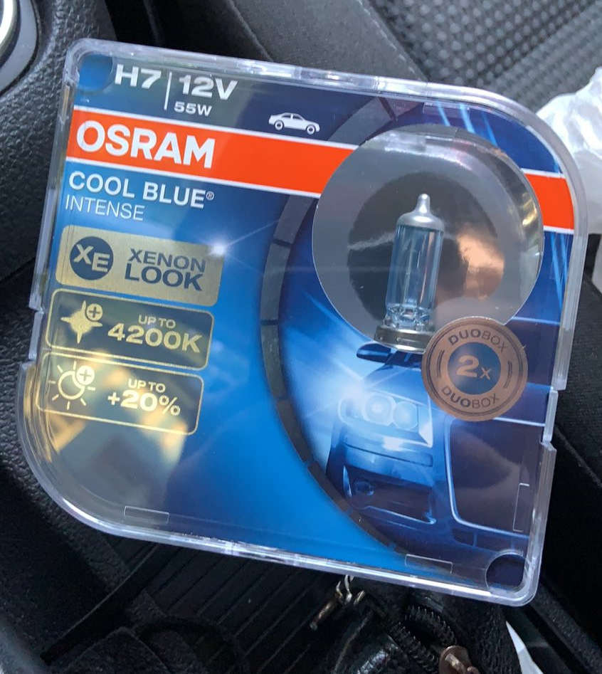 Osram Cool Blue у ближній 3