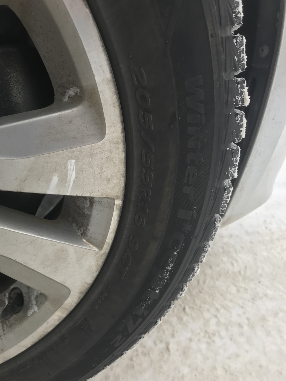 Враження від липучок Hankook Winter I*Cept iZ2 W616 3