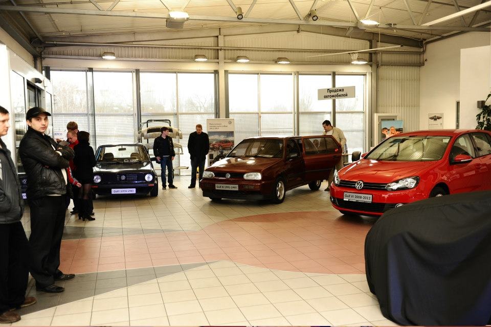 Вгадайте хто? На презентації Нового Volkswagen Golf 7 3