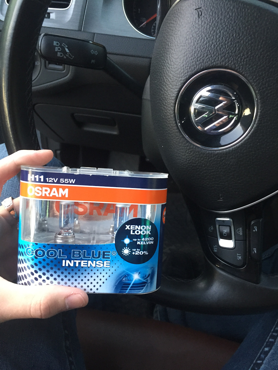 Лампи Osram Cool blue в туманки 1