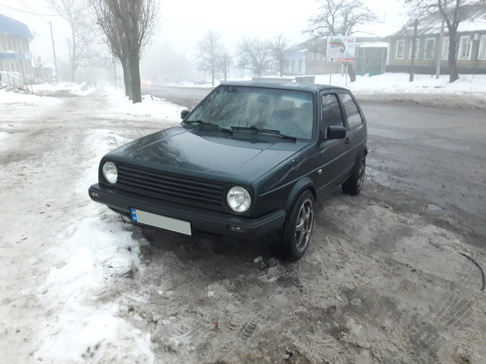 Вузькі Бампера.Зима Golf 2 2