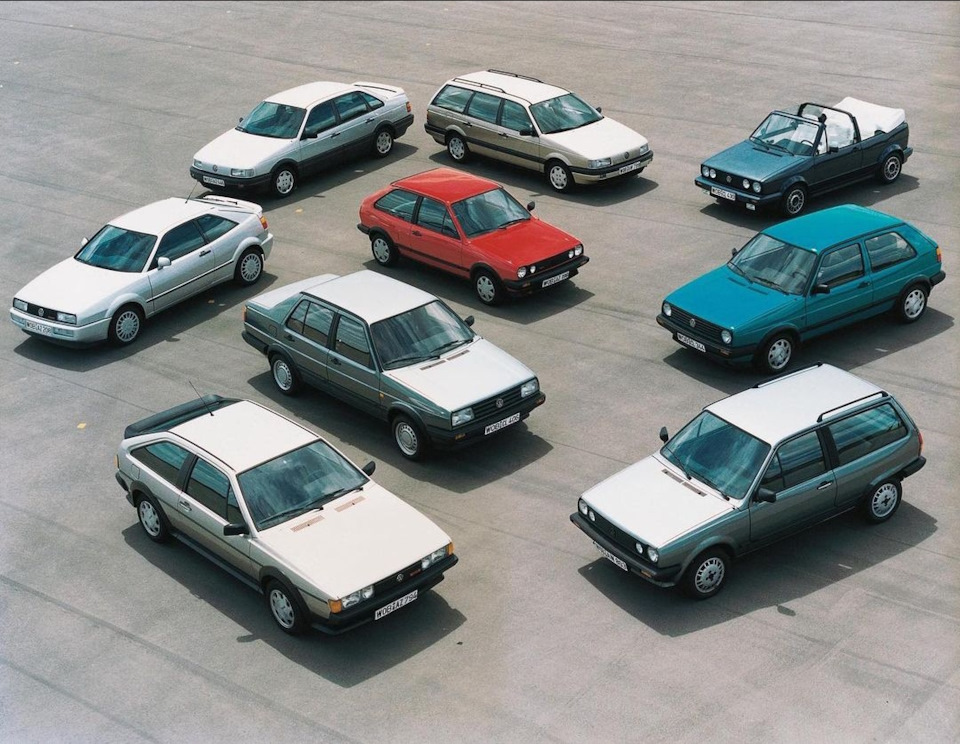 Модельний ряд автомобілів Volkswagen 1
