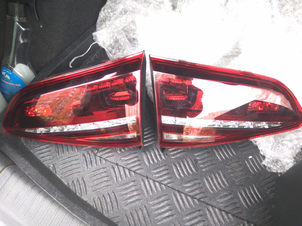 Задні LED ліхтарі Golf R. Покупка. 1