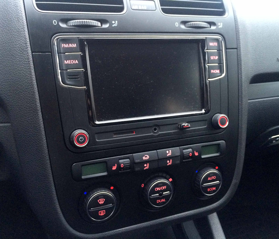 Салон від Passat CC 2011 у Golf V 2007 (Частина 3 - Підігріви) 2