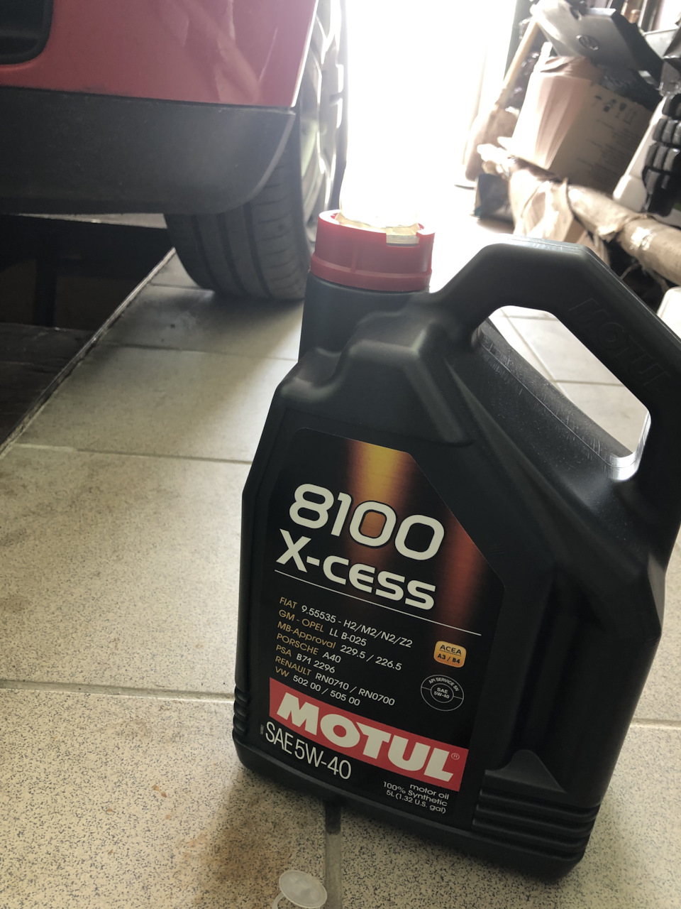Планова заміна мастила. Motul 5W-40 X-Cess 2