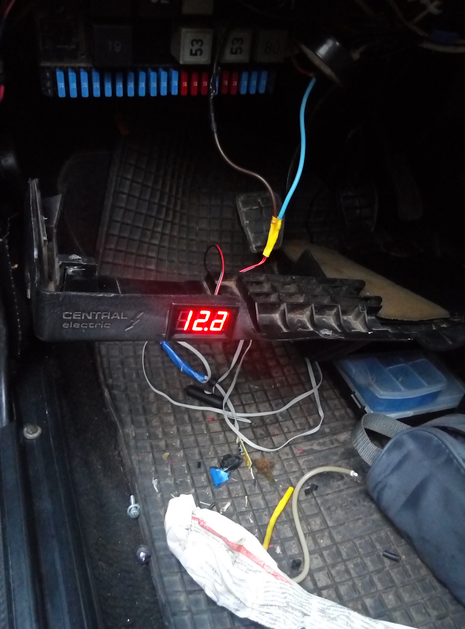 Установка вольтметра в торпеду 1