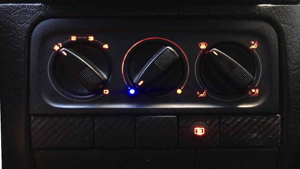 Підсвічування блоку печі golf 3 1