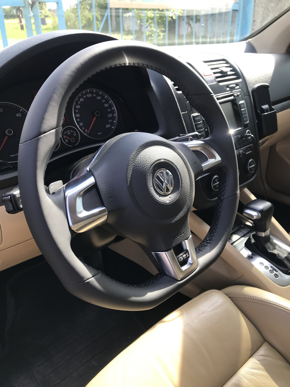 Установка керма gti 4