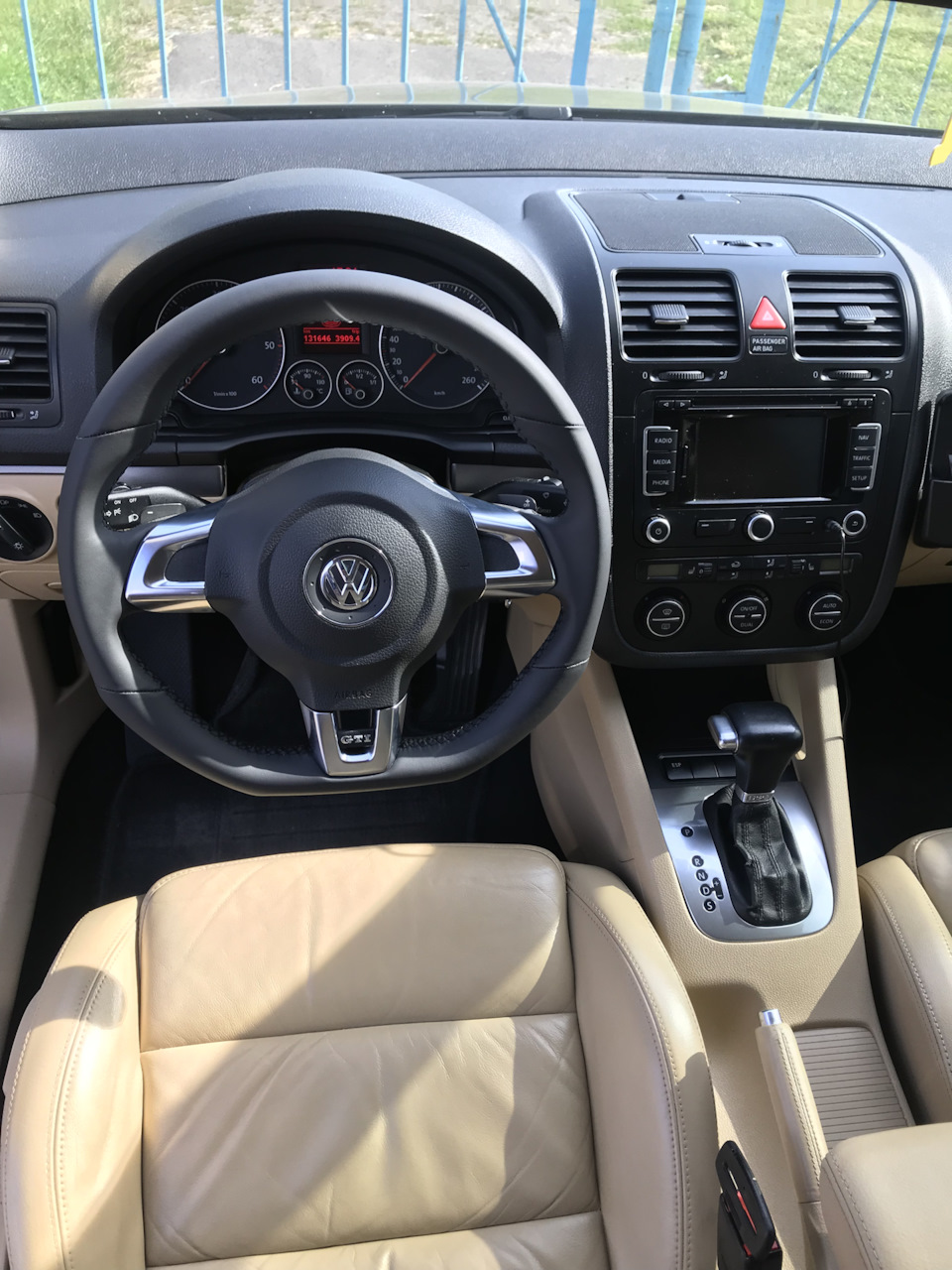 Установка керма gti 2