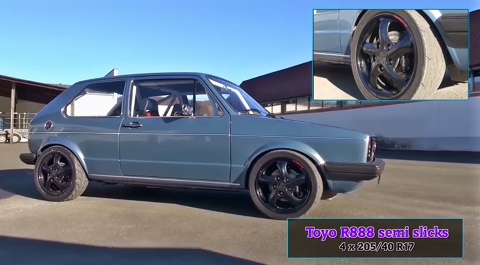 Максимальний розмір коліс Golf 1-2 4