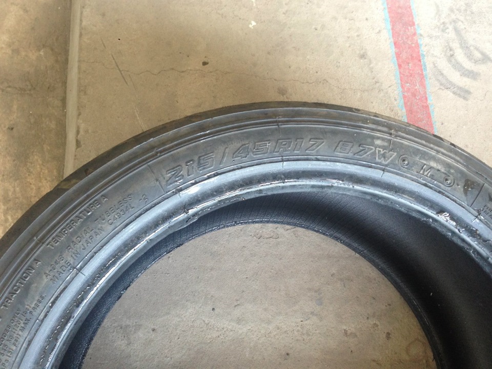 Продаж напівсліків Yokohama Advan A048 215/45 R17 (не встала) 5
