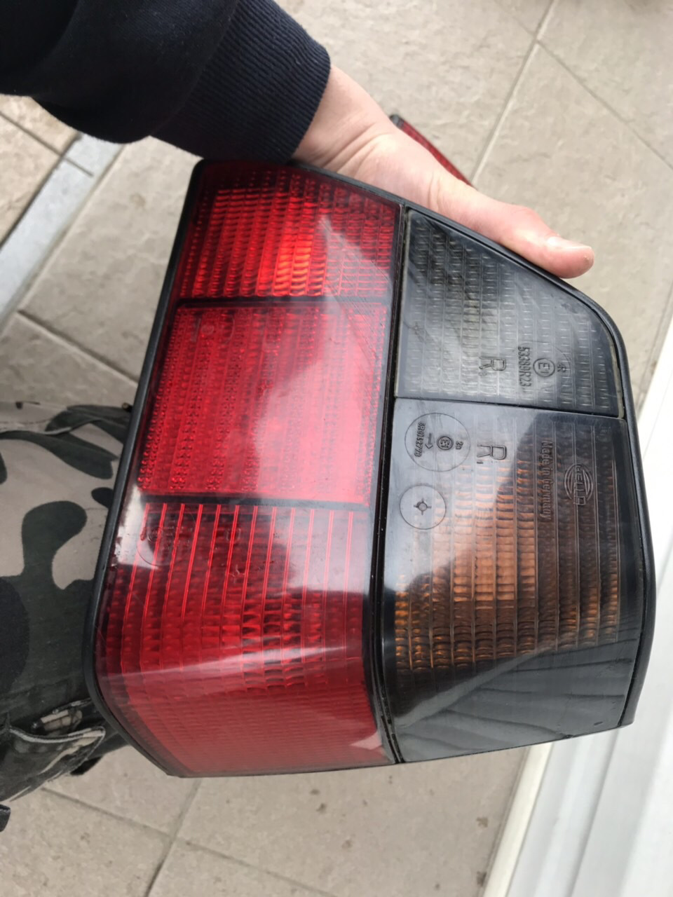 Фонарі hella red black 1