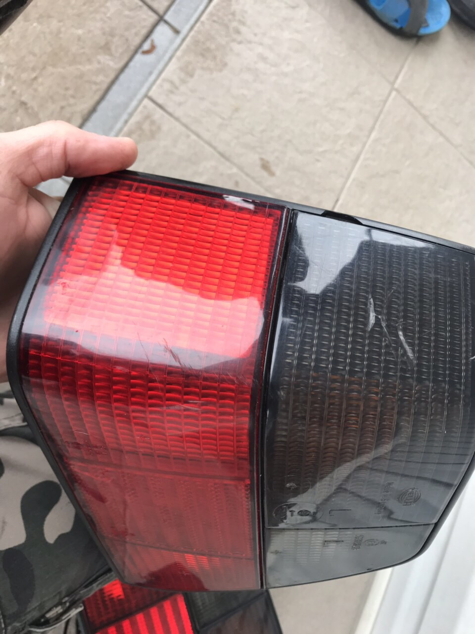 Фонарі hella red black 2