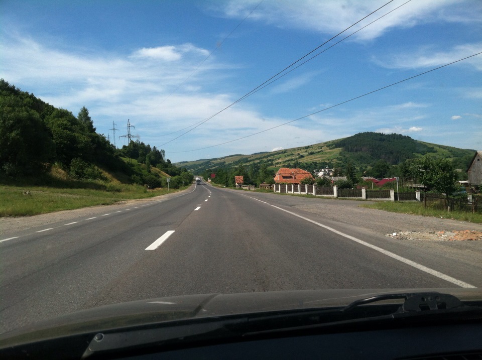 Гірські серпантини до замку Паланок (300 км.) 1