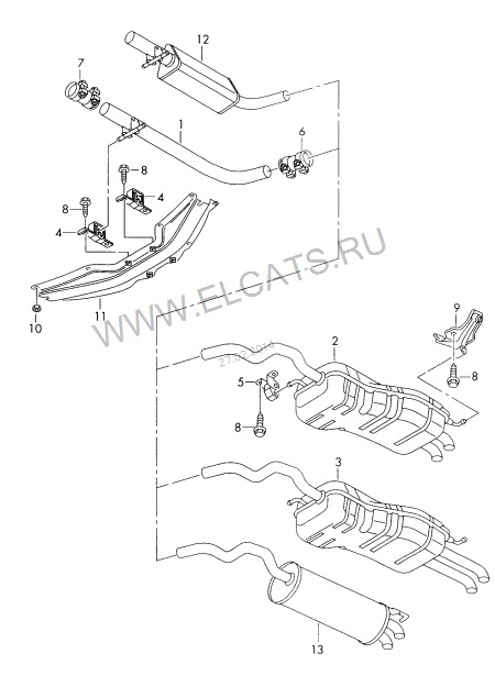 Exhaust / Вихлоп/Installed 1