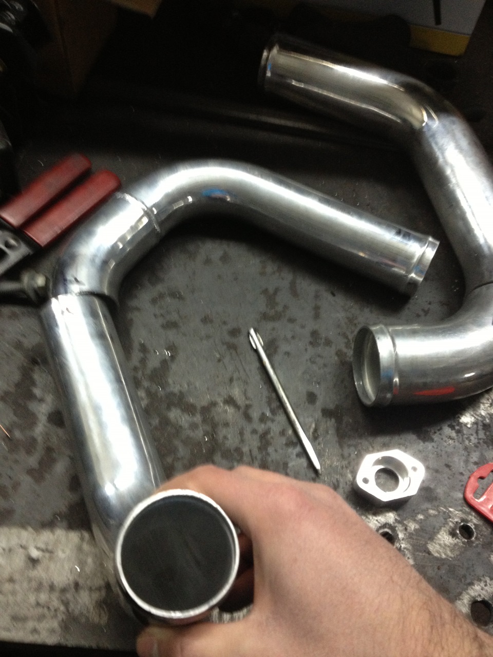 Intercooler + 3 Intake Installed 4