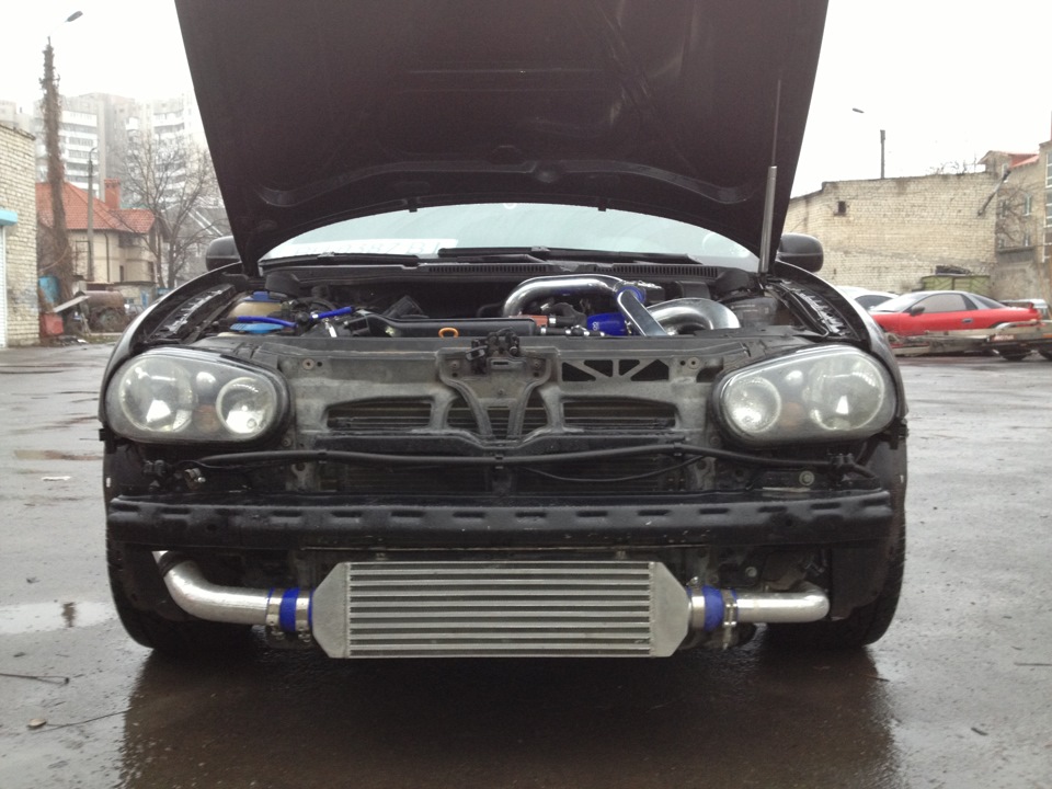 Intercooler + 3 Intake Installed 2