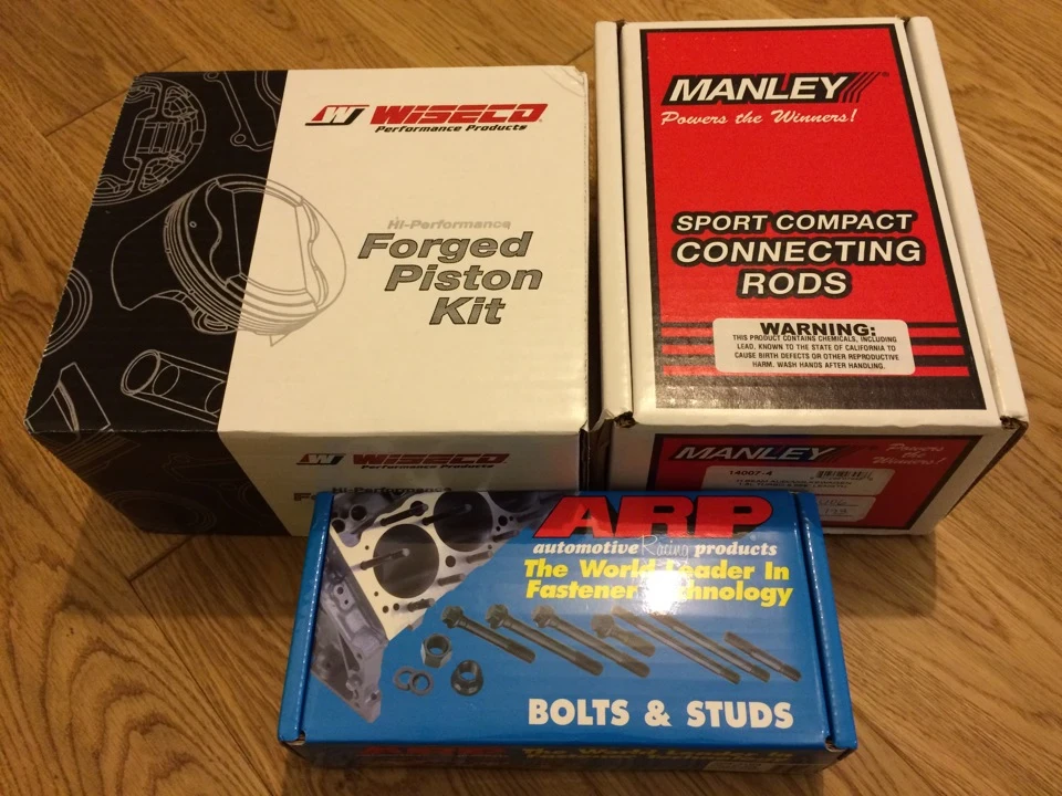 New 1.8T #11 - Pistons Wiseco + ConRods Manley + Studs ARP