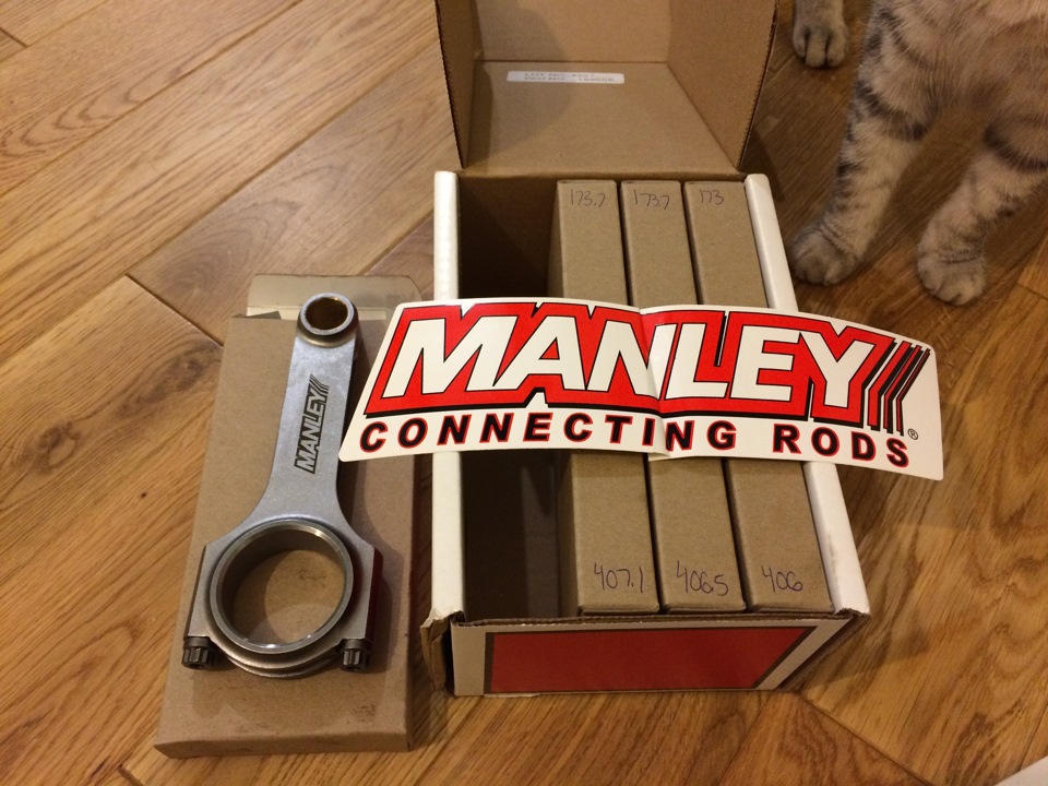 New 1.8T #11 - Pistons Wiseco + ConRods Manley + Studs ARP 5