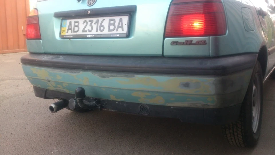 Задній бампер. Початок