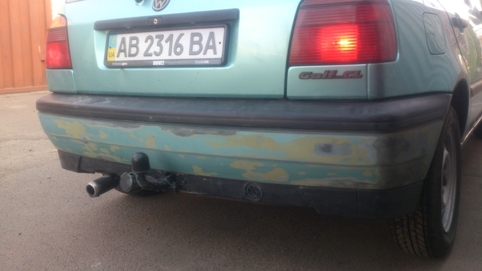Задній бампер. Початок 1