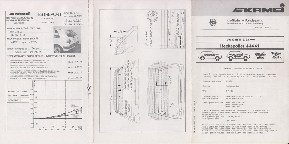 Kamei rear spoiler 2