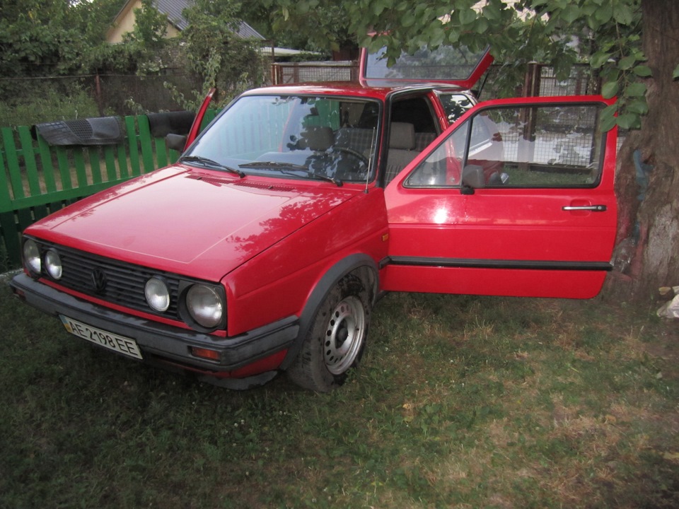 Невеликий фотосес після покупки Volkswagen Golf 2. 2