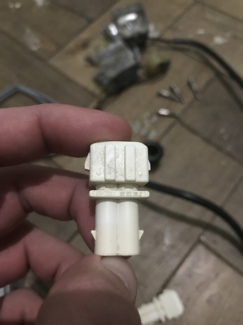 Hella white front small bumper light Golf/Jetta 2 (Білі Хелла поворотники у передній вузький бампер Гольф/Джетта 2) 3