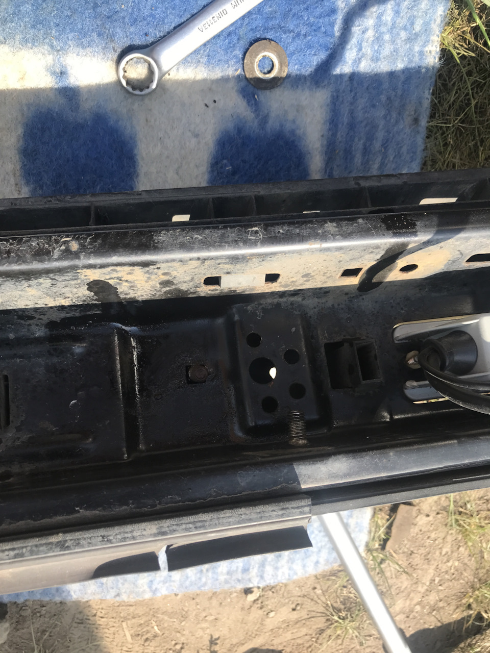 Install - Original headlight washers small bumper Golf/Jetta 2(Установка - Оригінальні омивачі фар вузького бампера Гольф/Джетта 2) 5