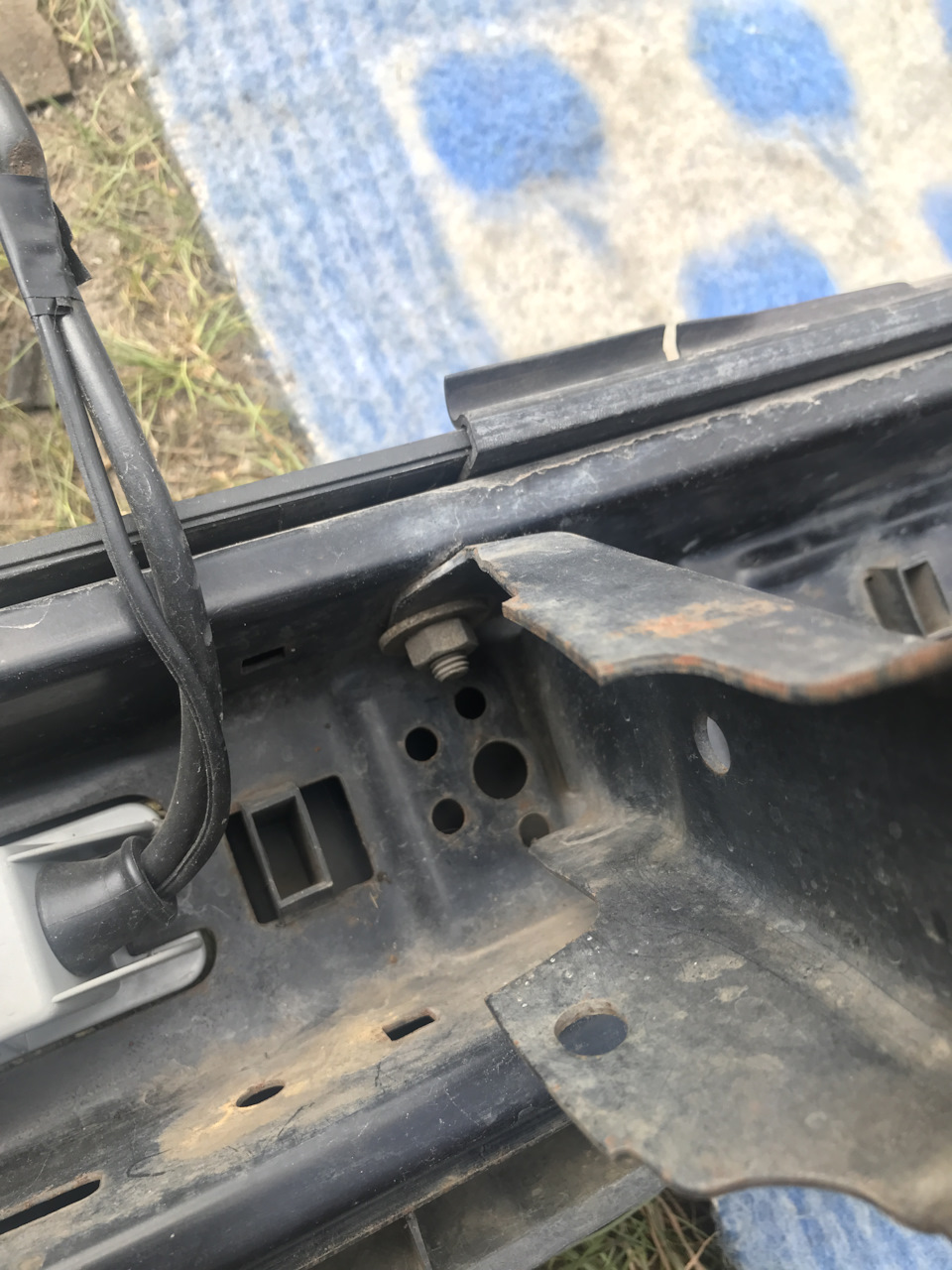 Install - Original headlight washers small bumper Golf/Jetta 2(Установка - Оригінальні омивачі фар вузького бампера Гольф/Джетта 2) 4