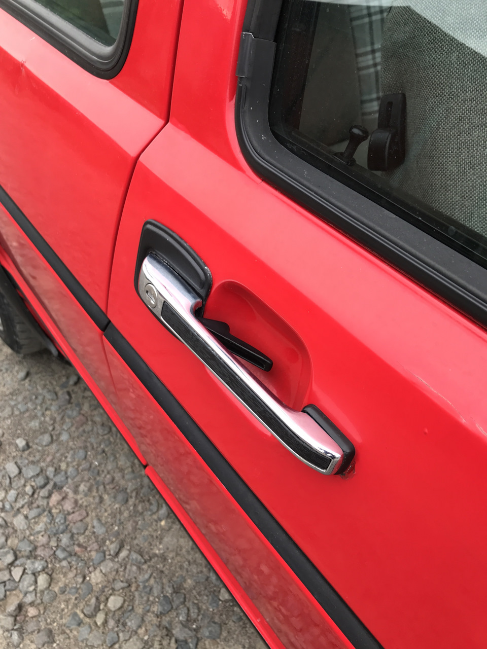 Metal Chrome Door Handles Golf 2 (Металічні хром ручки Гольф 2) 5
