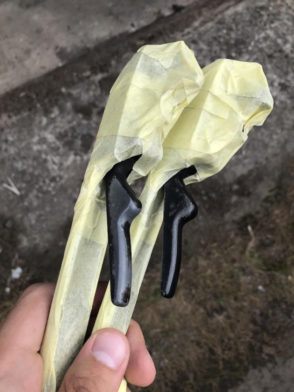 Metal Chrome Door Handles Golf 2 (Металічні хром ручки Гольф 2) 3