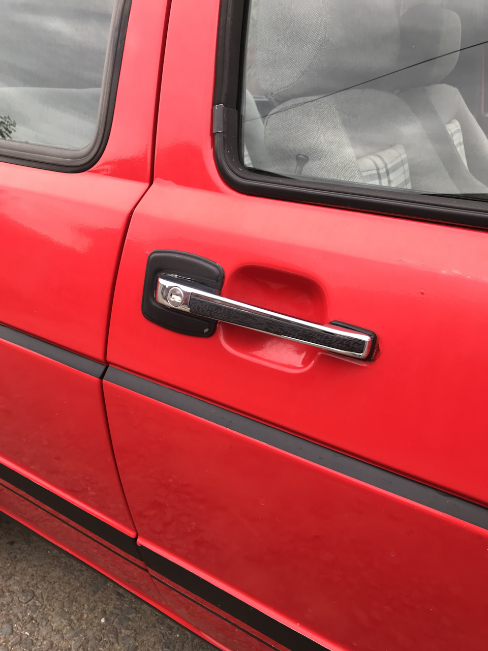 Metal Chrome Door Handles Golf 2 (Металічні хром ручки Гольф 2) 2