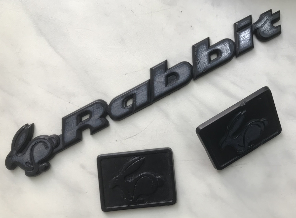 Mk2 Rabbit Badge (Шильдики із зайцем) 1