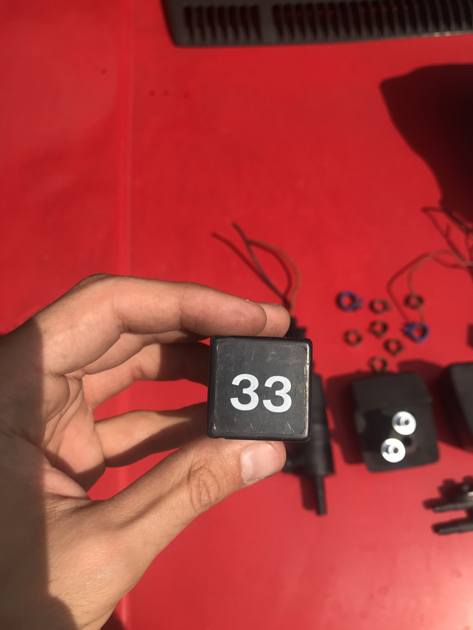 Original headlight washers small bumper Golf/Jetta 2 (Оригінальні омивачі фар вузького бампера Гольф/Джетта 2) 2