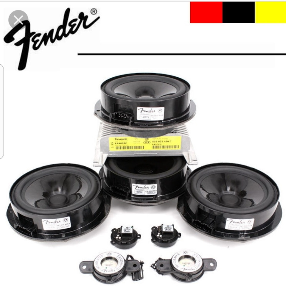 Встановлення акустики Fender. 1