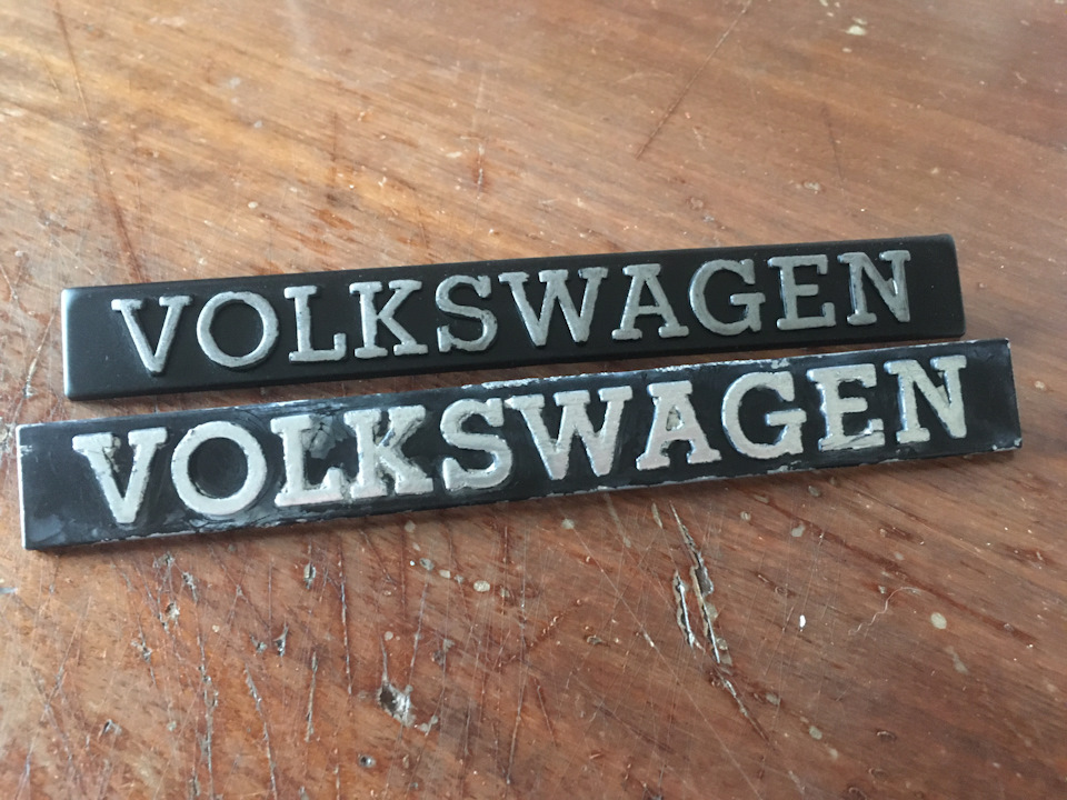 Відновлення шильдиків Volkswagen 5