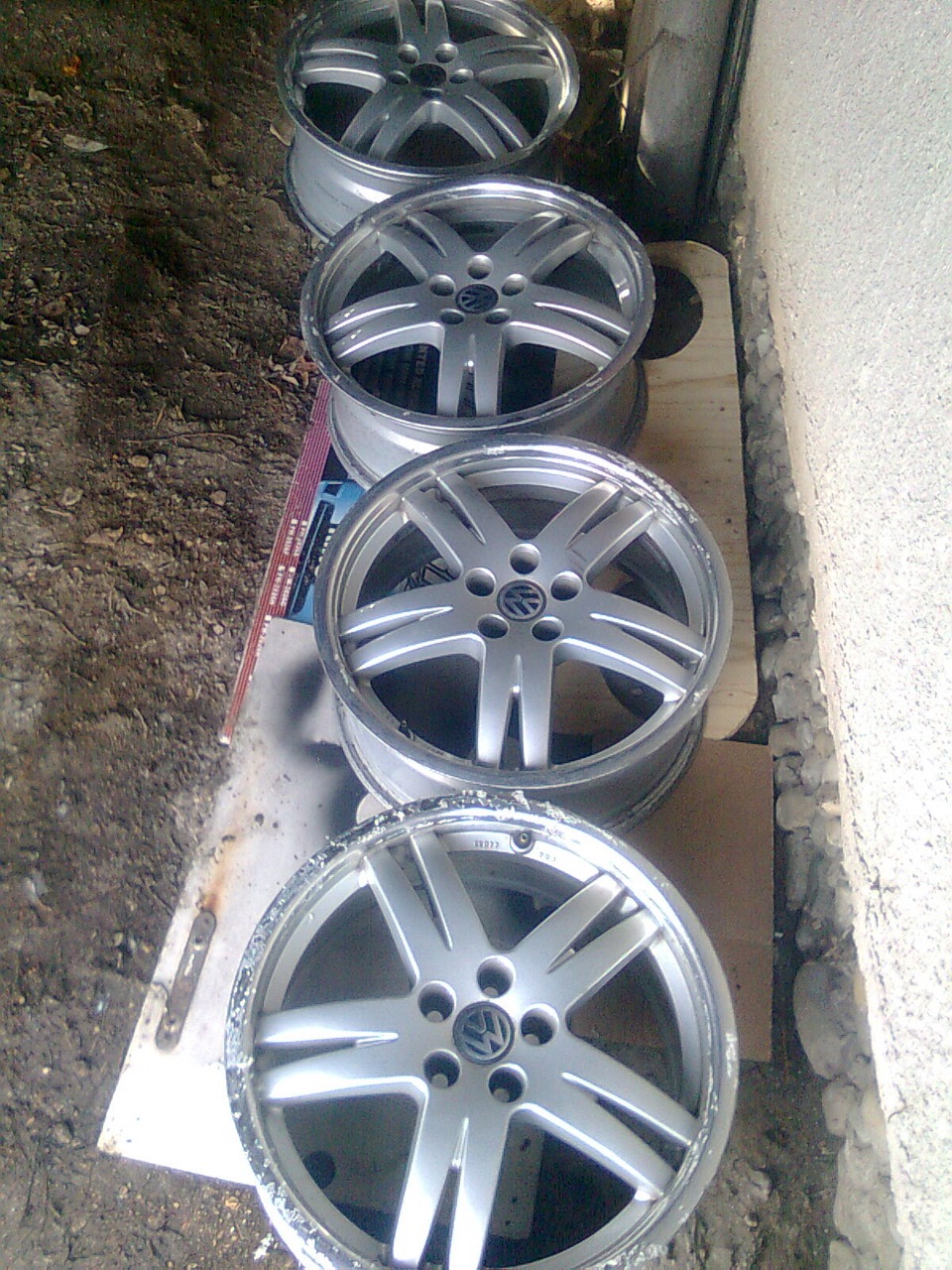 етап #1 диски VW Siata 17 4