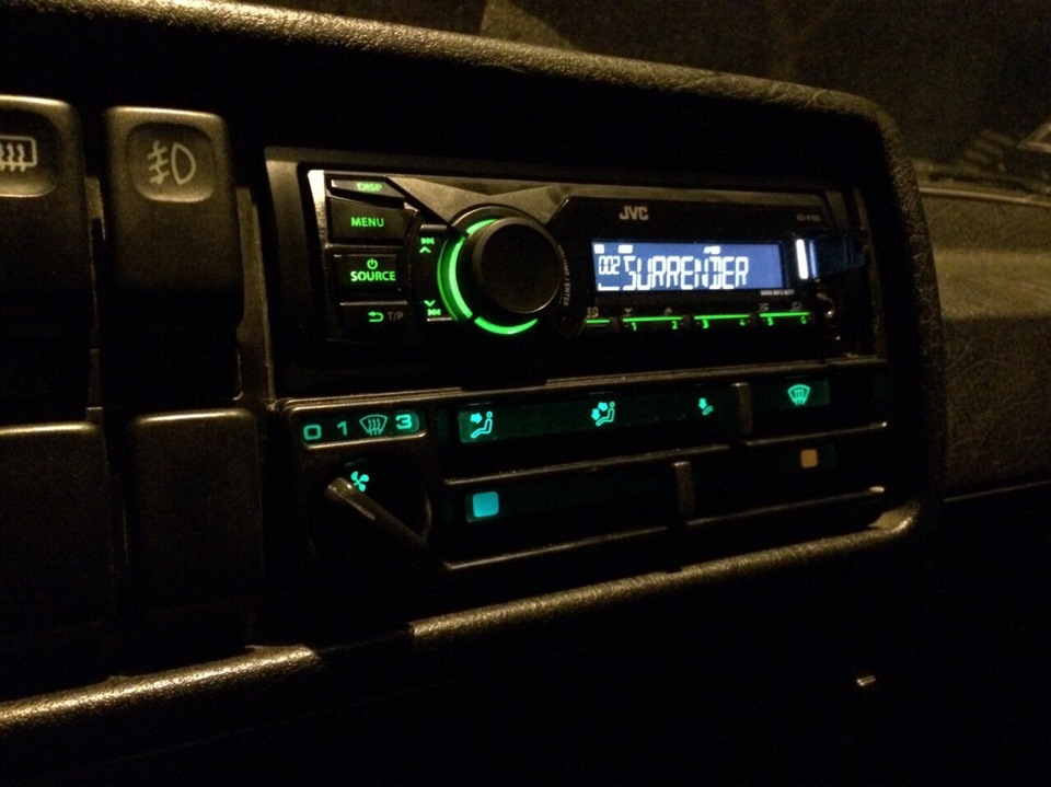 JVC KD-X100 та Mystery MF-46 3