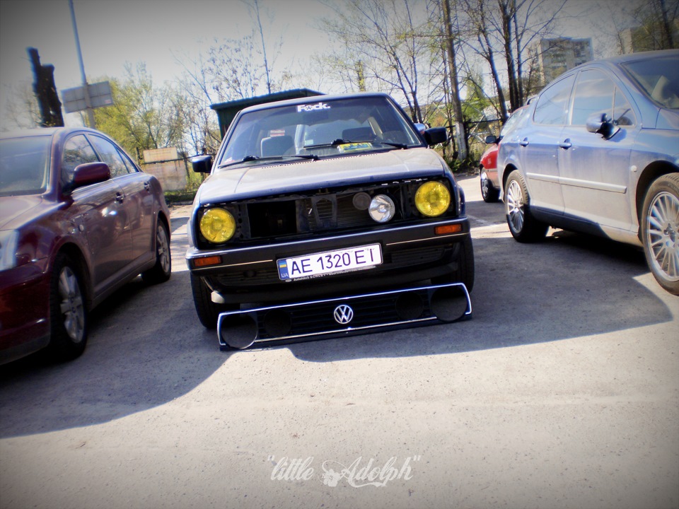 Custom решітка Chromeline для Golf MK2 4